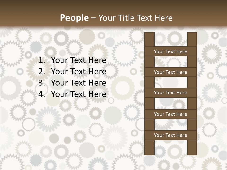 Teamwork People Communication PowerPoint Template
