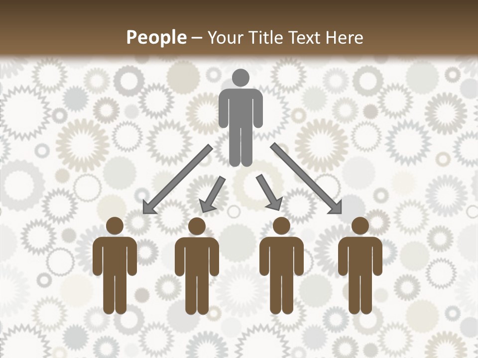 Teamwork People Communication PowerPoint Template