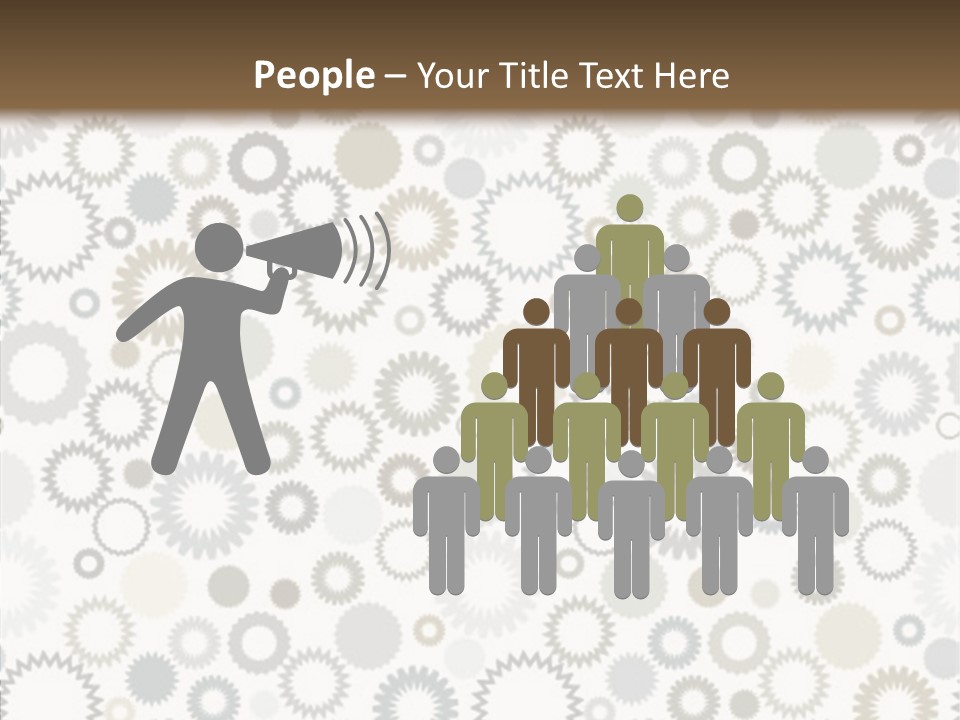 Teamwork People Communication PowerPoint Template