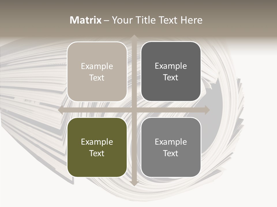 Used Daily Advertise PowerPoint Template