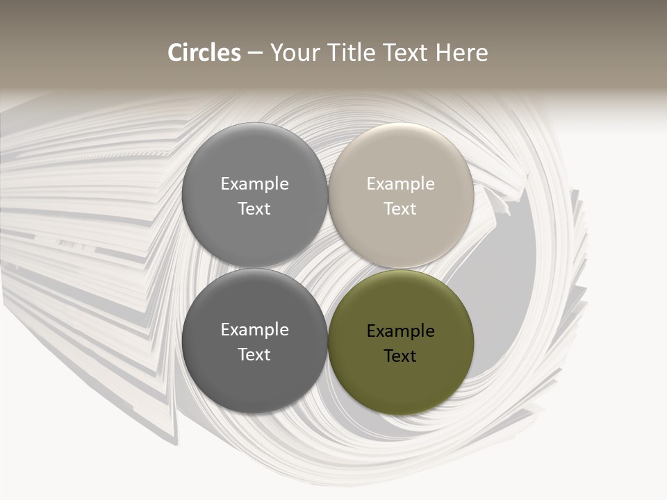 Used Daily Advertise PowerPoint Template