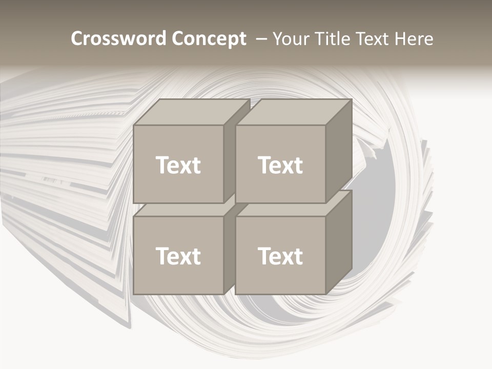 Used Daily Advertise PowerPoint Template