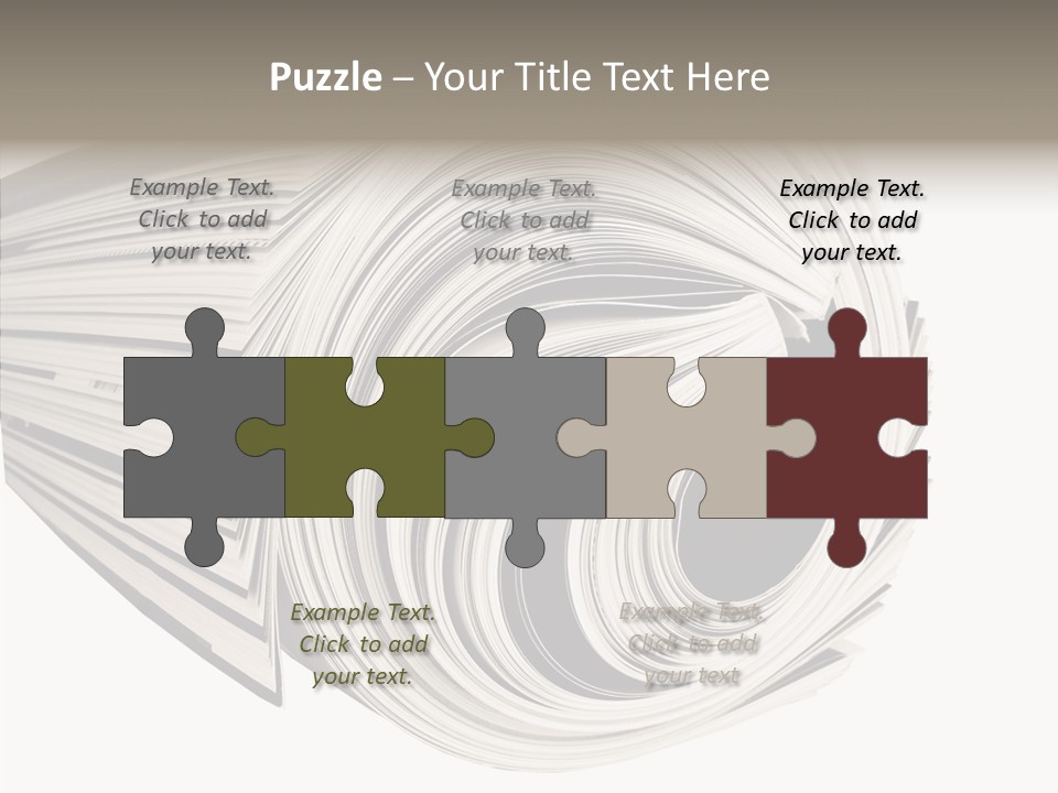 Used Daily Advertise PowerPoint Template