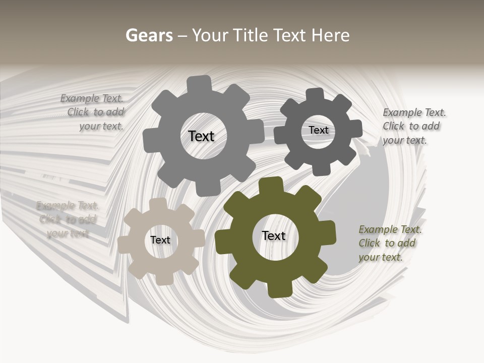 Used Daily Advertise PowerPoint Template