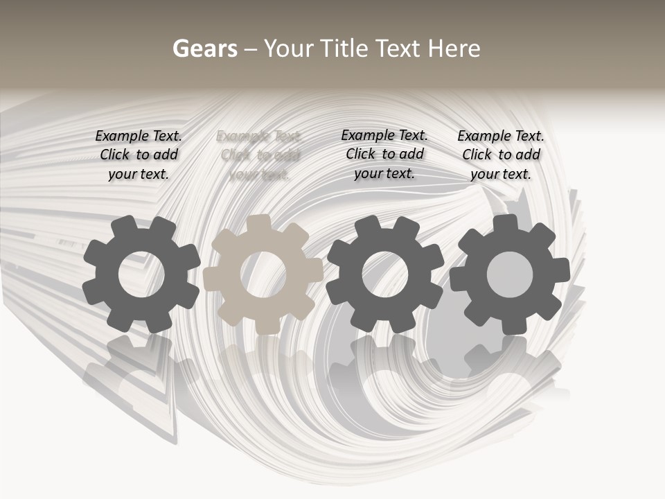 Used Daily Advertise PowerPoint Template