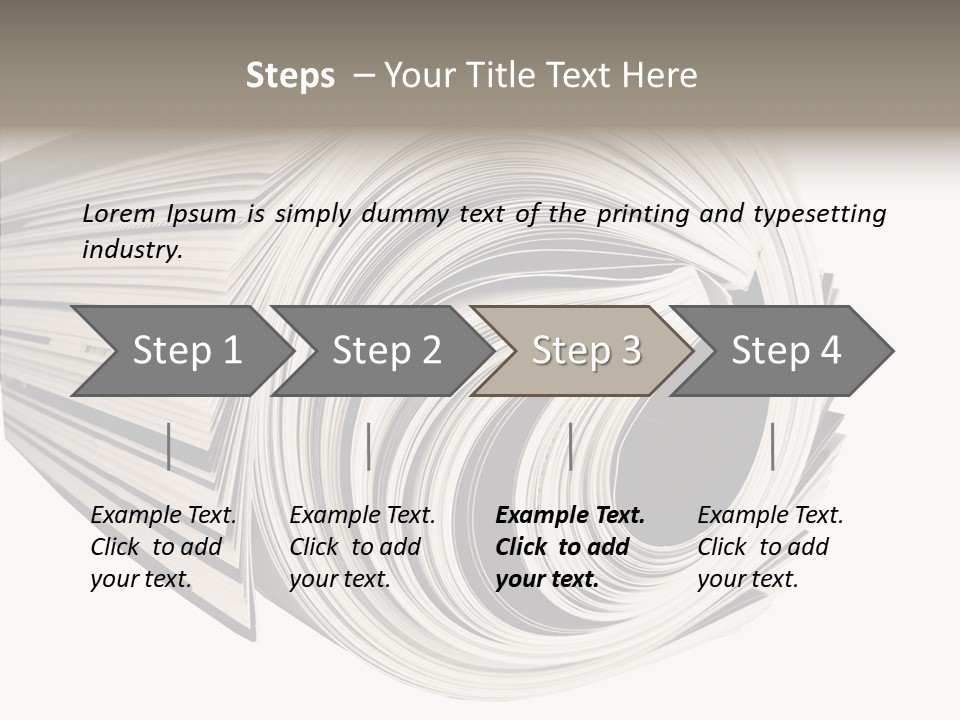 Used Daily Advertise PowerPoint Template