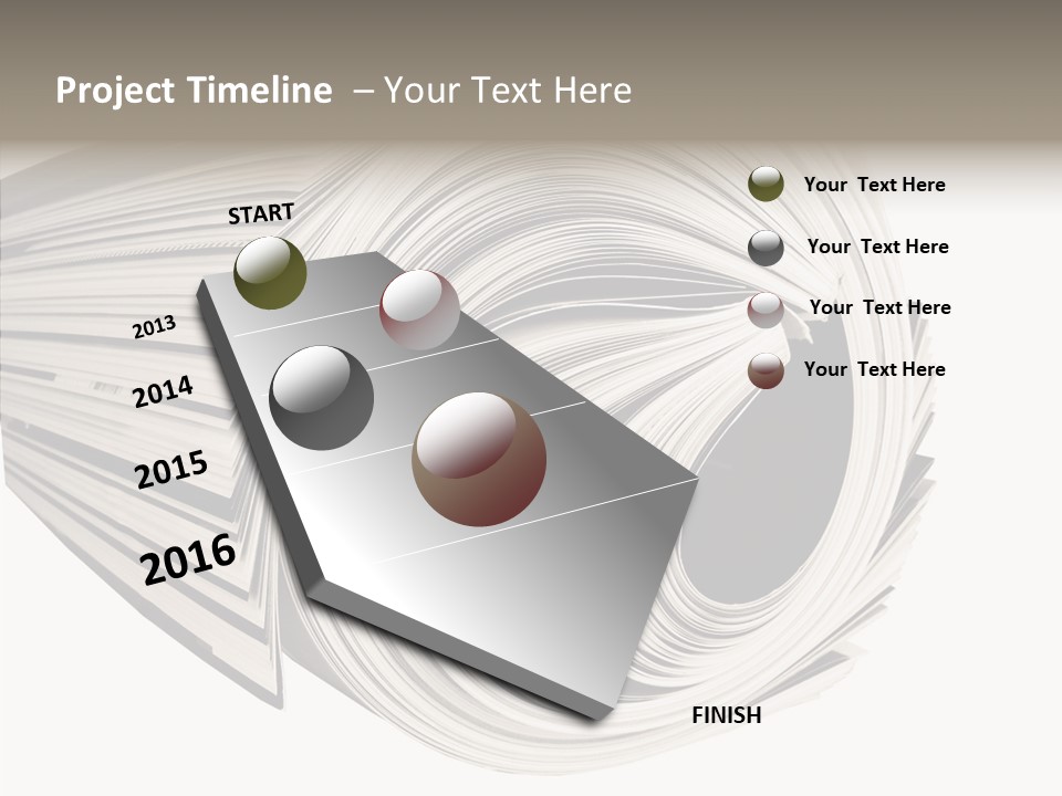 Used Daily Advertise PowerPoint Template