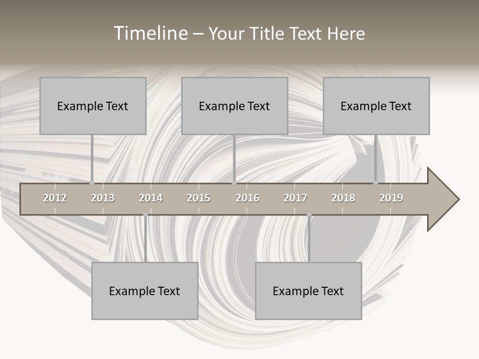 Used Daily Advertise PowerPoint Template