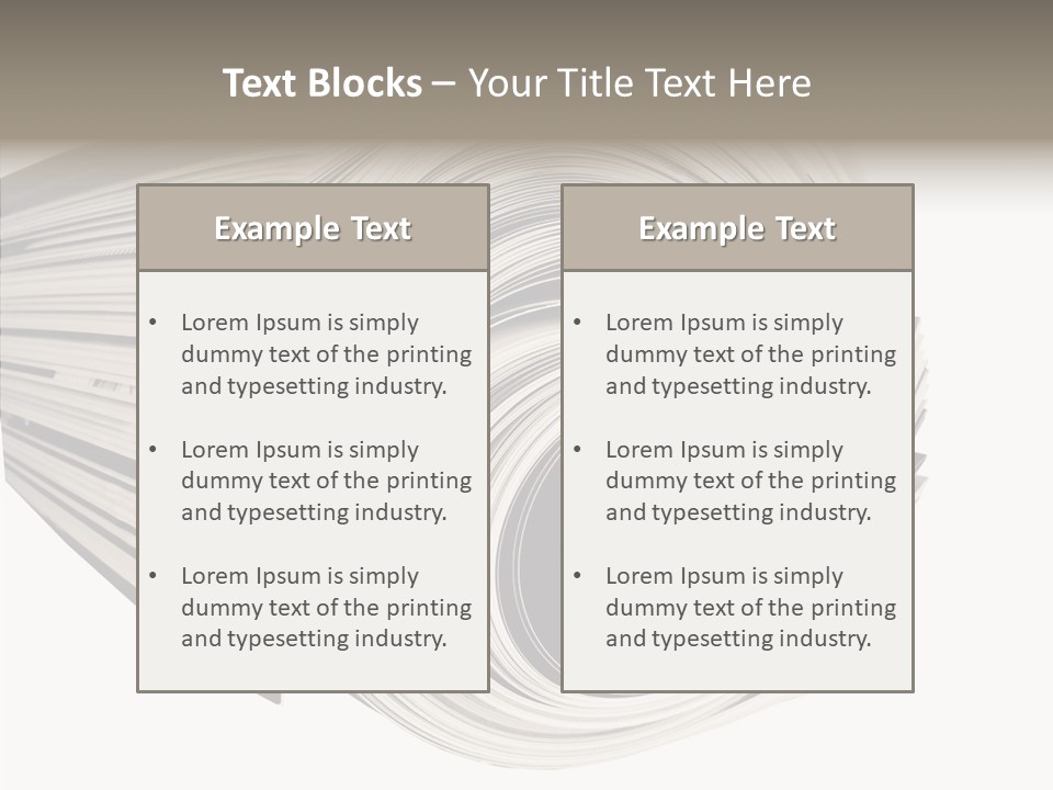 Used Daily Advertise PowerPoint Template