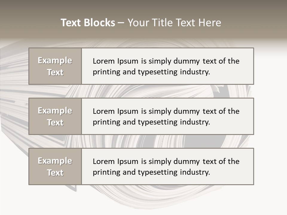 Used Daily Advertise PowerPoint Template