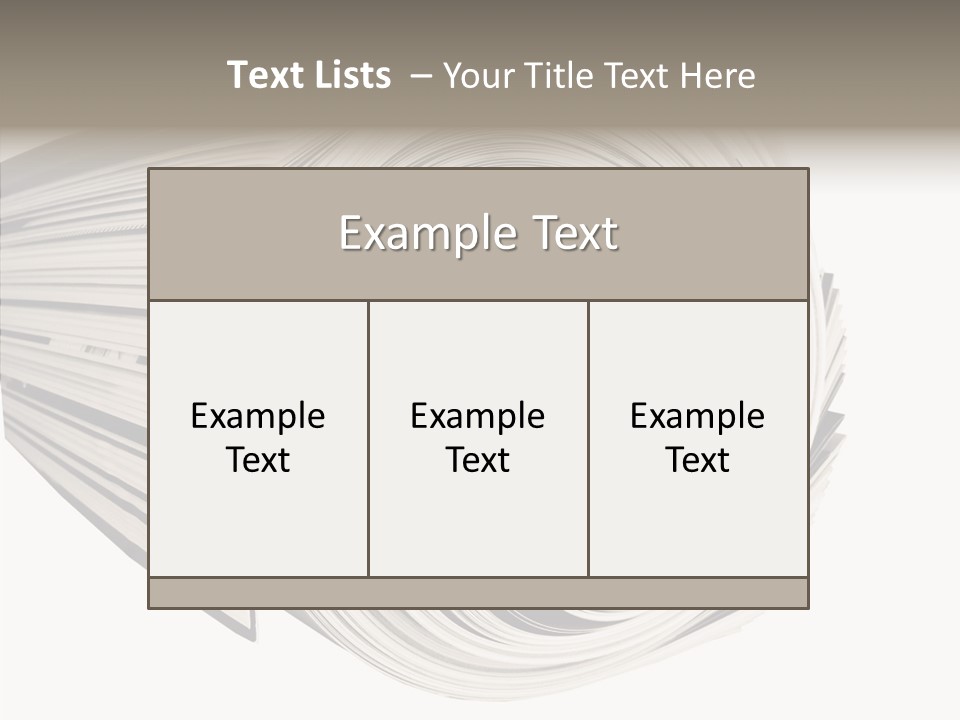 Used Daily Advertise PowerPoint Template
