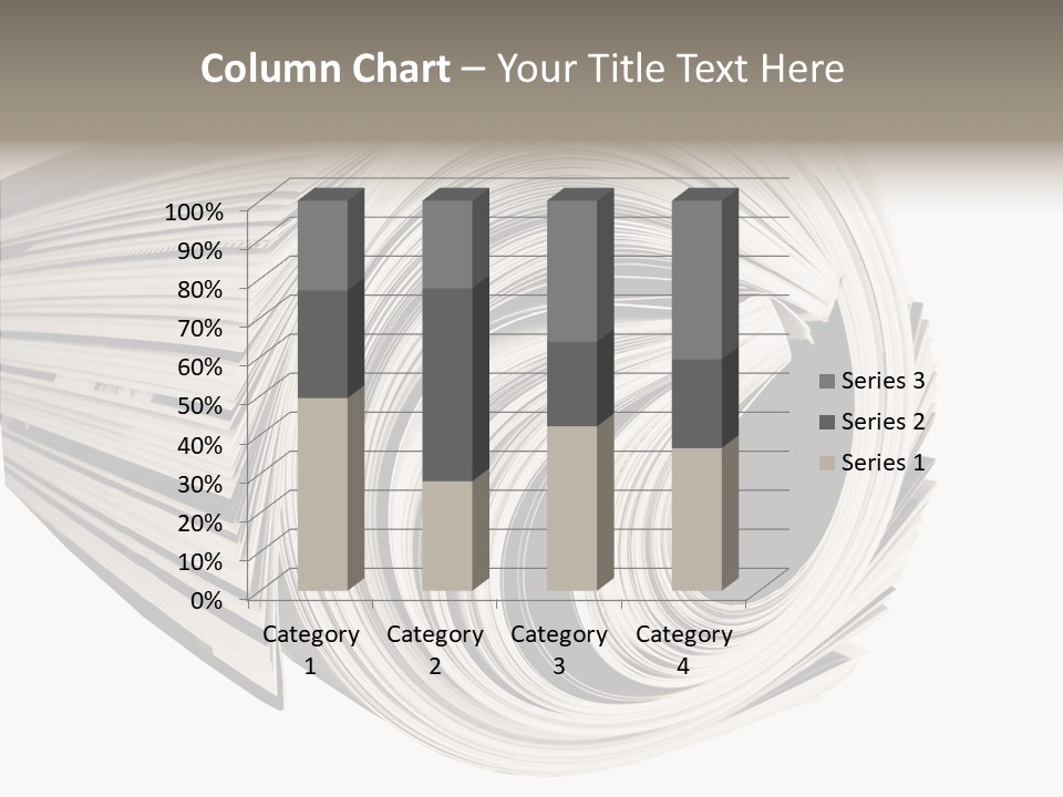 Used Daily Advertise PowerPoint Template