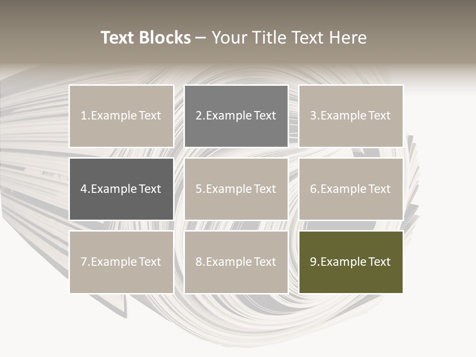 Used Daily Advertise PowerPoint Template