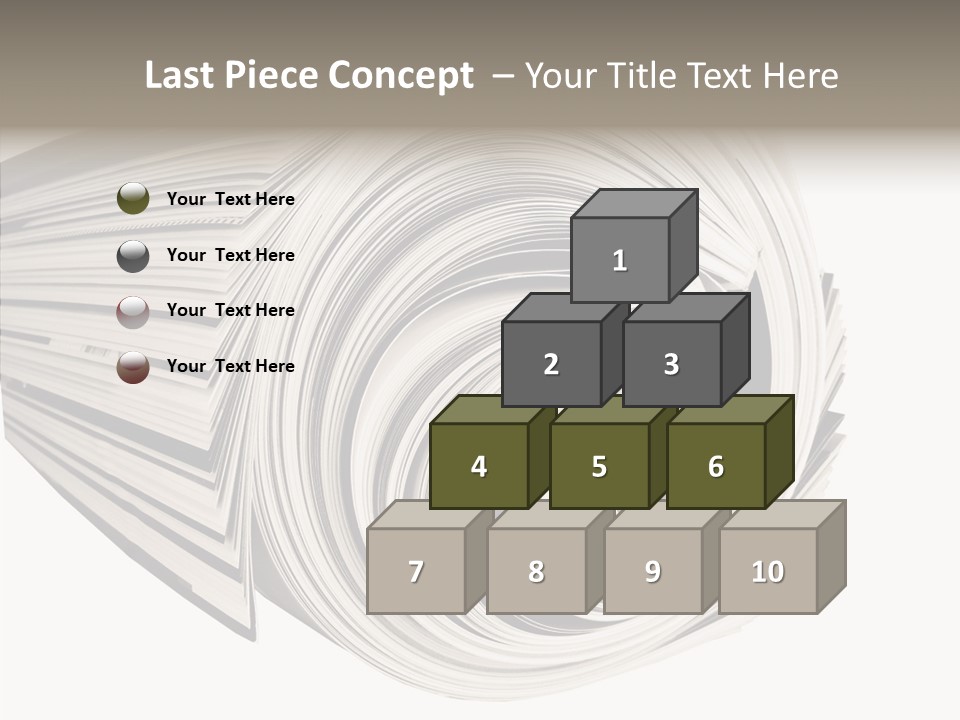 Used Daily Advertise PowerPoint Template