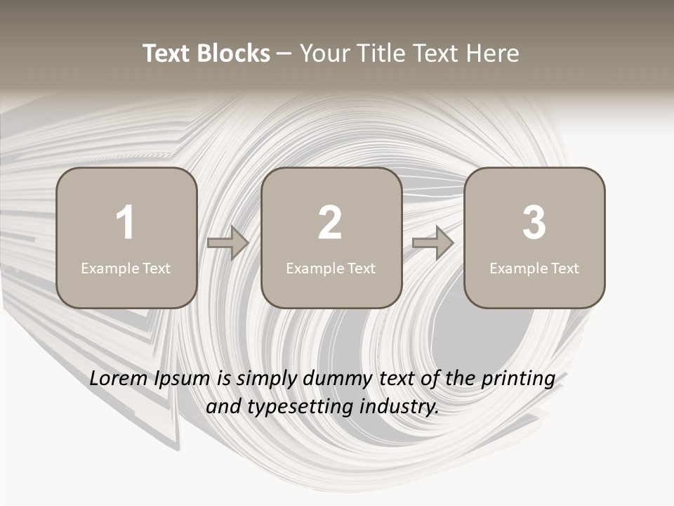 Used Daily Advertise PowerPoint Template