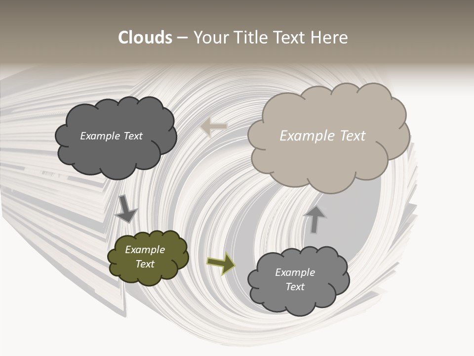Used Daily Advertise PowerPoint Template