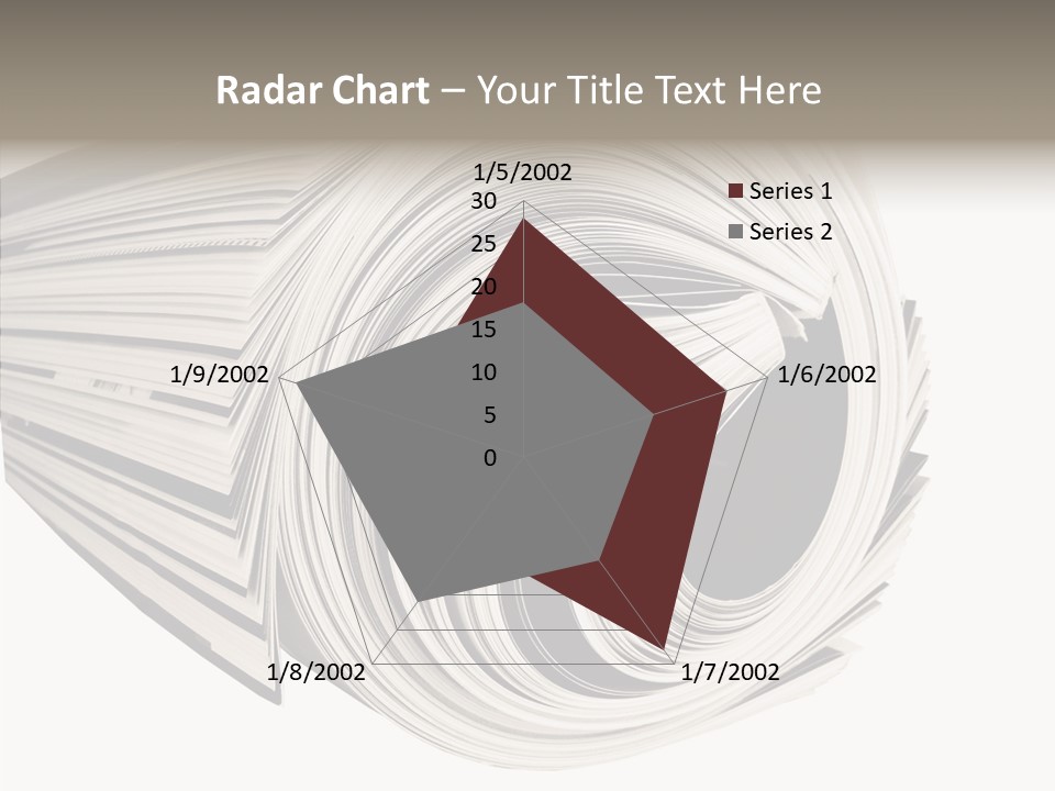 Used Daily Advertise PowerPoint Template