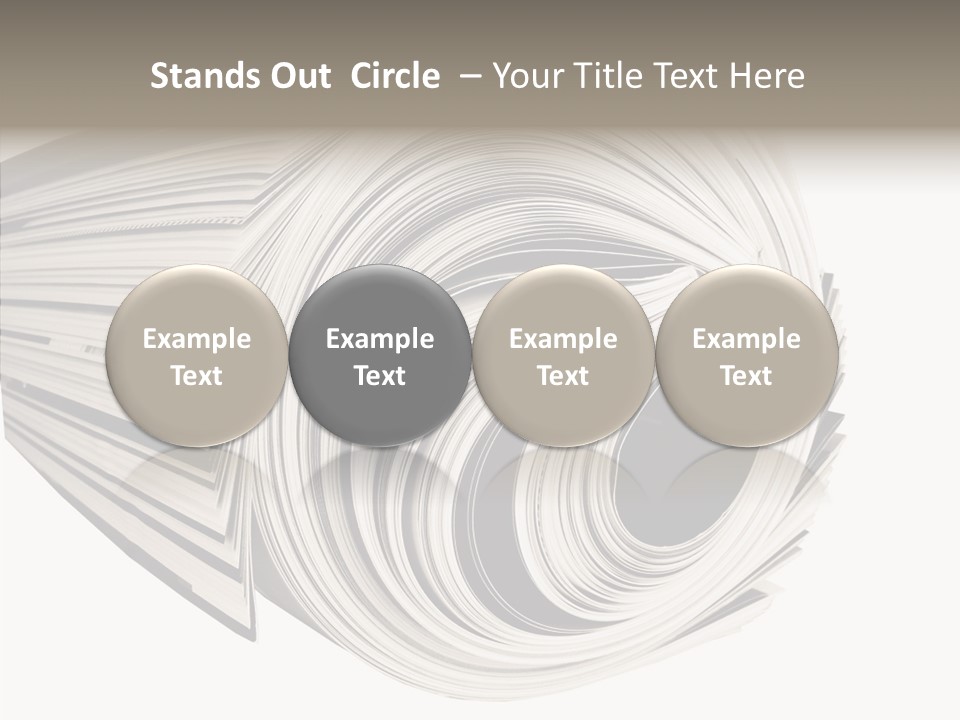 Used Daily Advertise PowerPoint Template