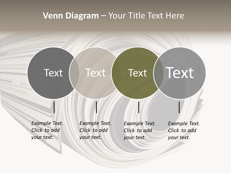 Used Daily Advertise PowerPoint Template