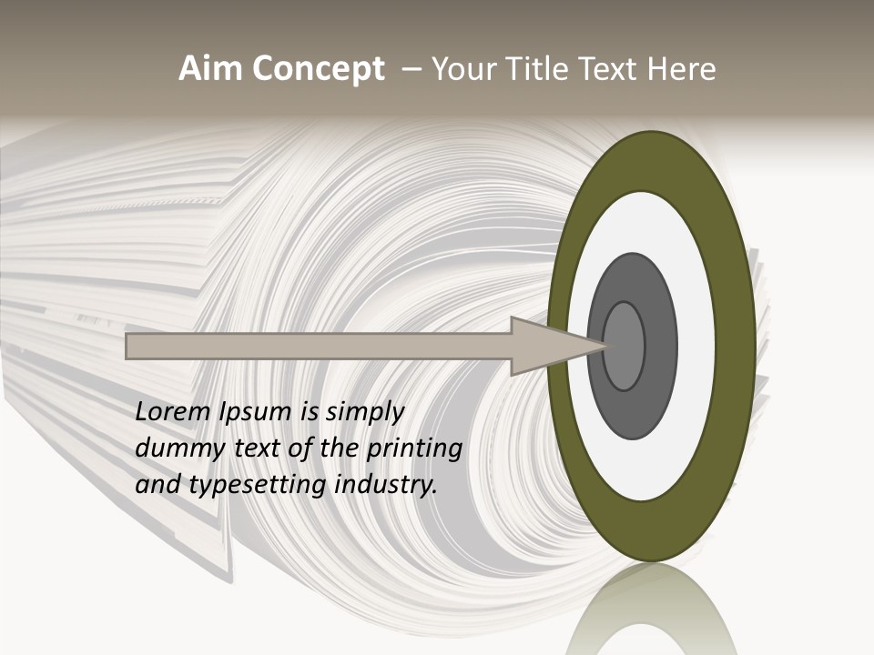 Used Daily Advertise PowerPoint Template