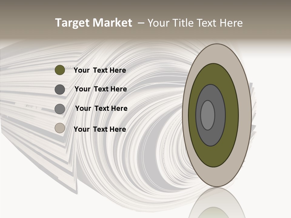 Used Daily Advertise PowerPoint Template