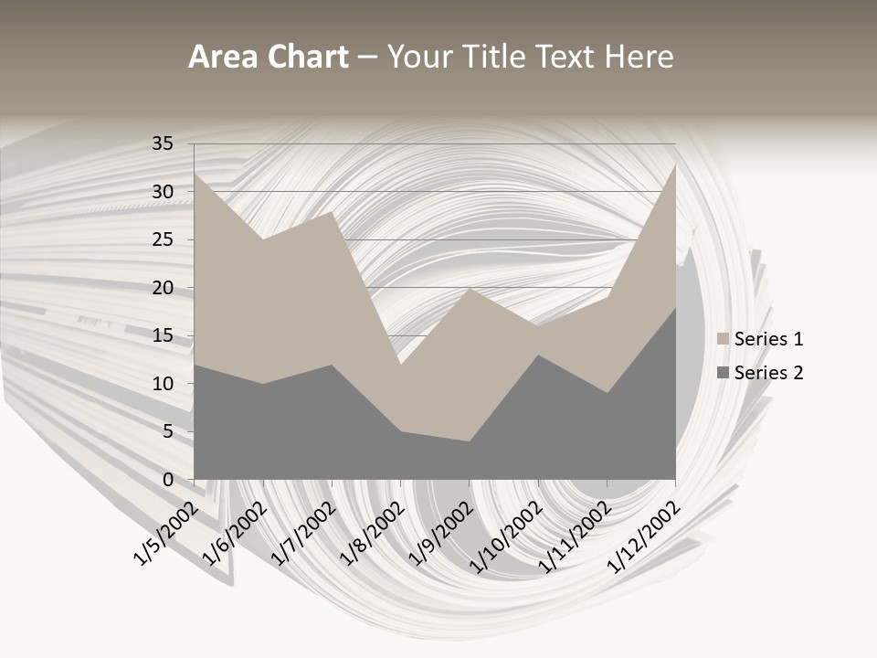 Used Daily Advertise PowerPoint Template