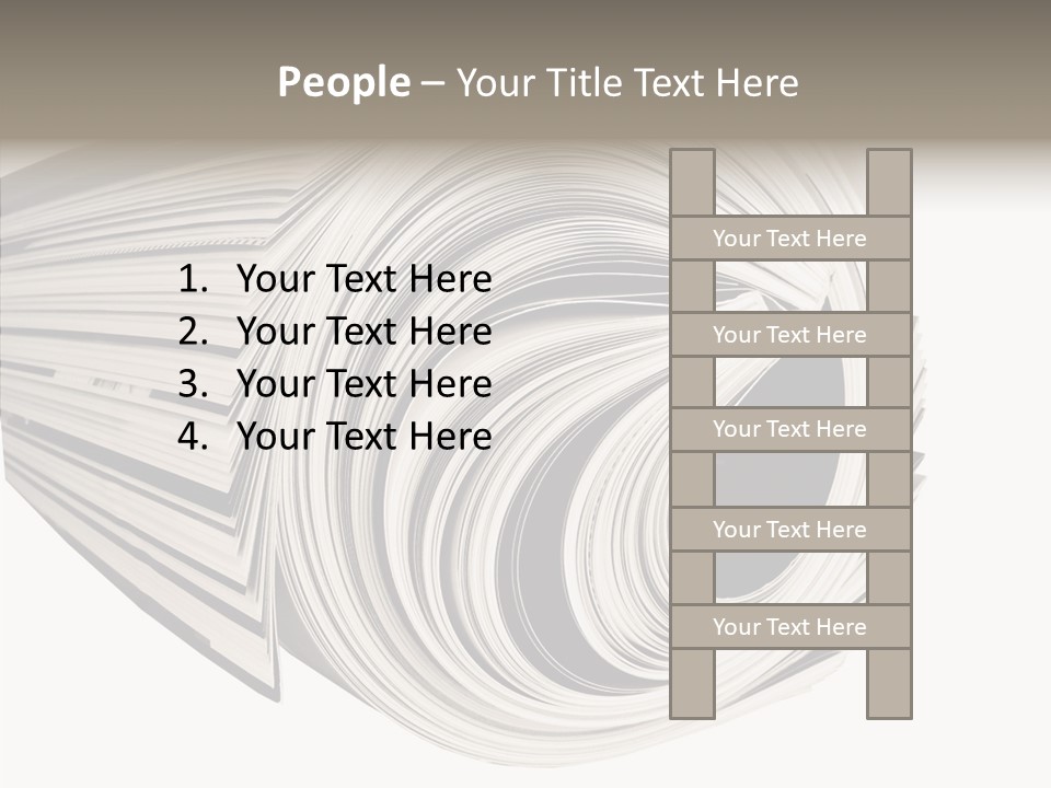 Used Daily Advertise PowerPoint Template