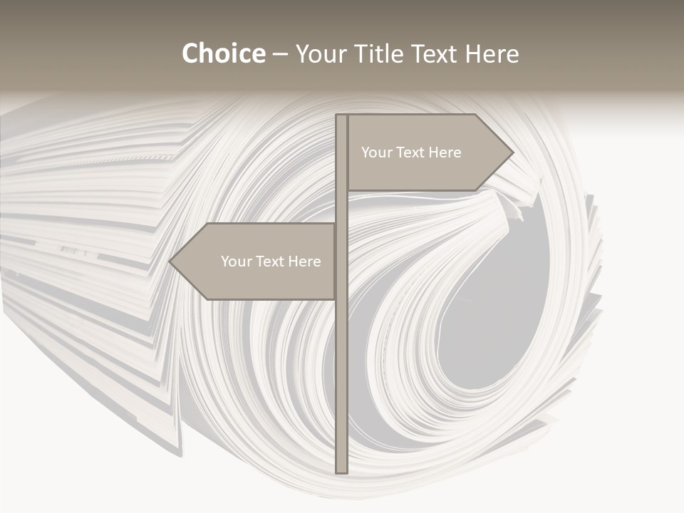Used Daily Advertise PowerPoint Template