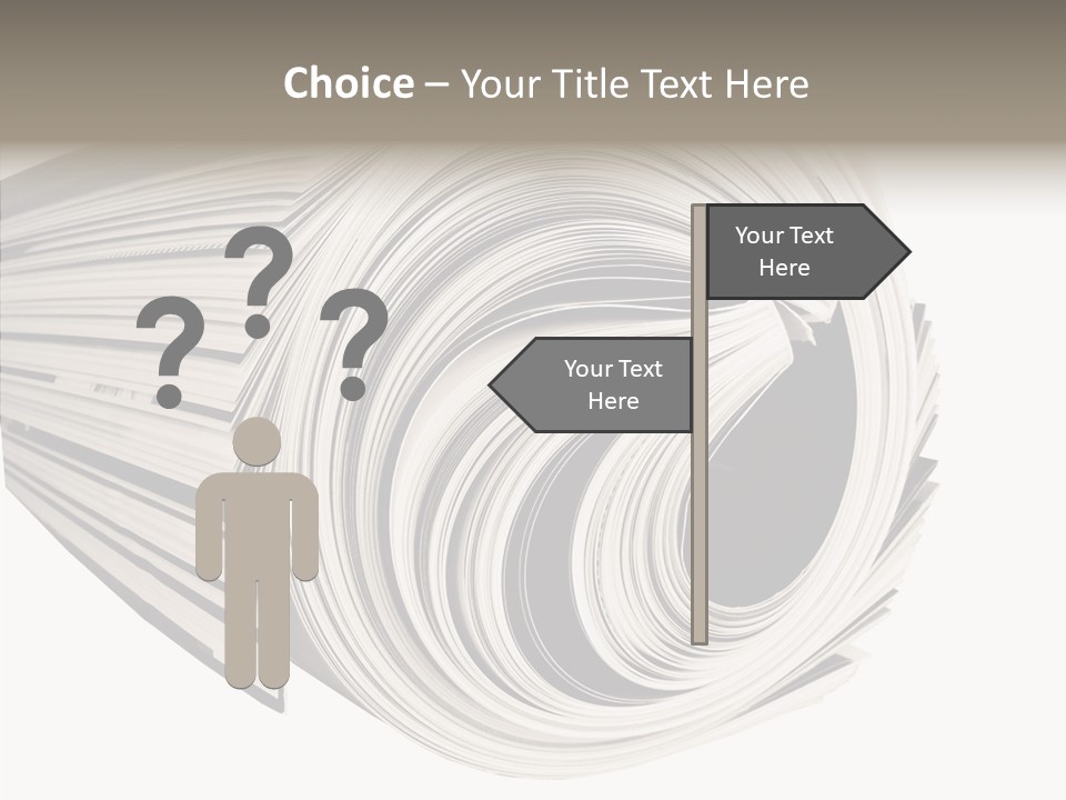 Used Daily Advertise PowerPoint Template