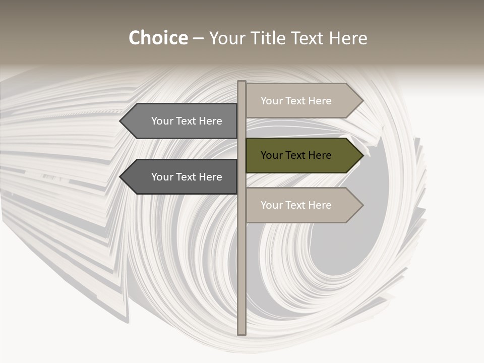 Used Daily Advertise PowerPoint Template