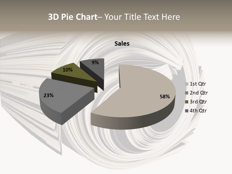 Used Daily Advertise PowerPoint Template