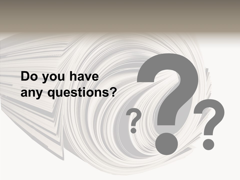 Used Daily Advertise PowerPoint Template