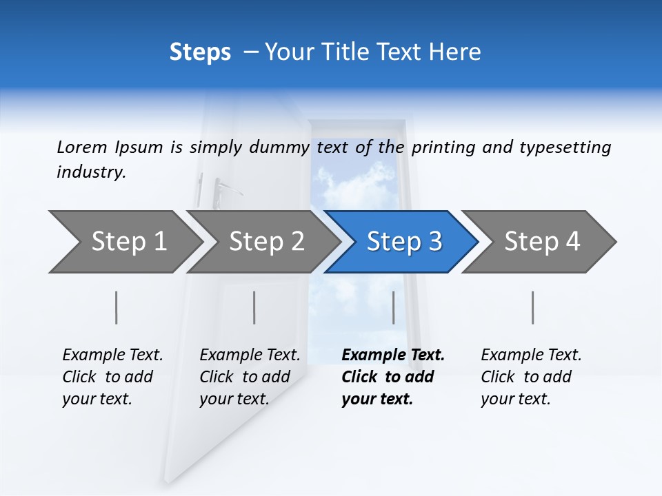 Imagination Sign Single PowerPoint Template