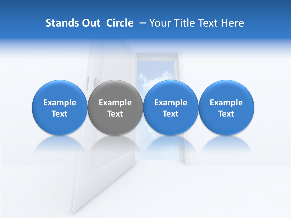 Imagination Sign Single PowerPoint Template