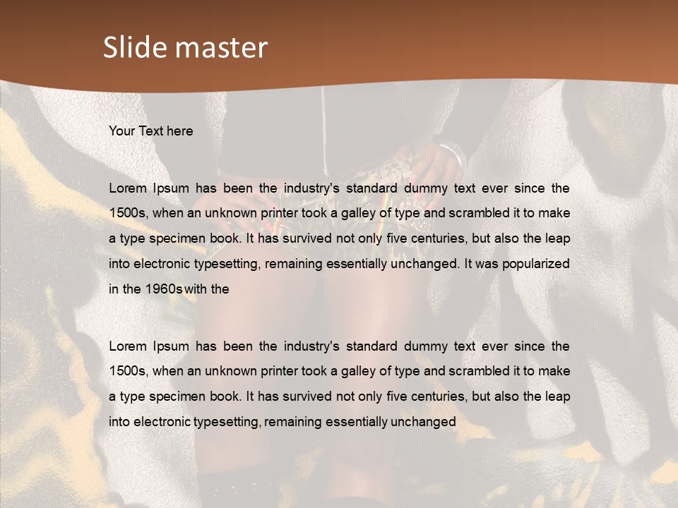 Pinup Person One PowerPoint Template