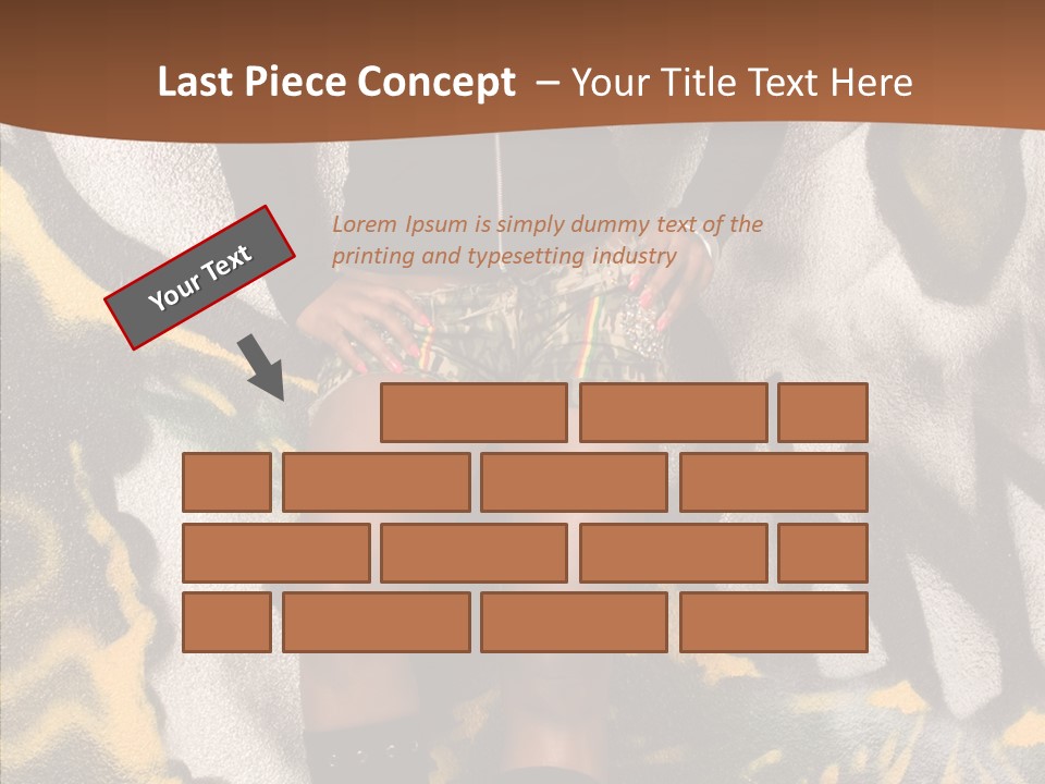 Pinup Person One PowerPoint Template