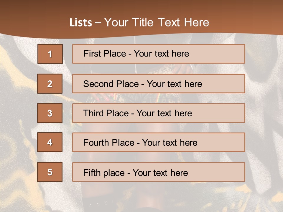 Pinup Person One PowerPoint Template