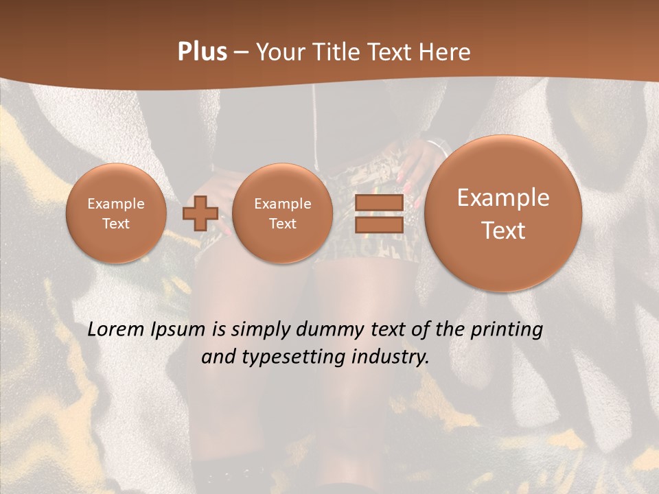 Pinup Person One PowerPoint Template