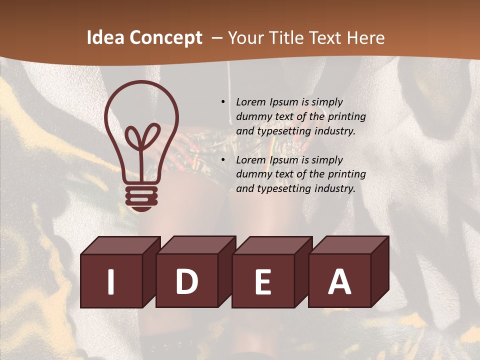 Pinup Person One PowerPoint Template