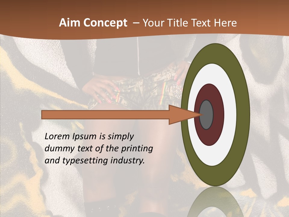 Pinup Person One PowerPoint Template