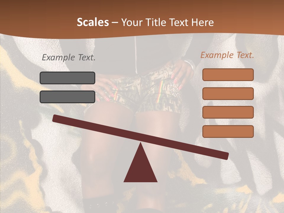 Pinup Person One PowerPoint Template