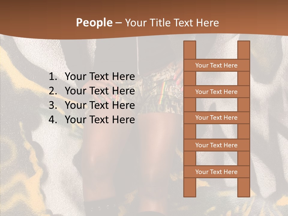 Pinup Person One PowerPoint Template