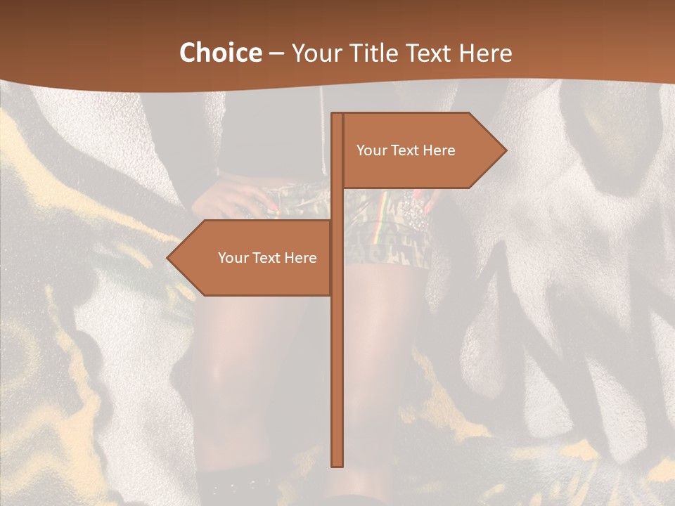 Pinup Person One PowerPoint Template