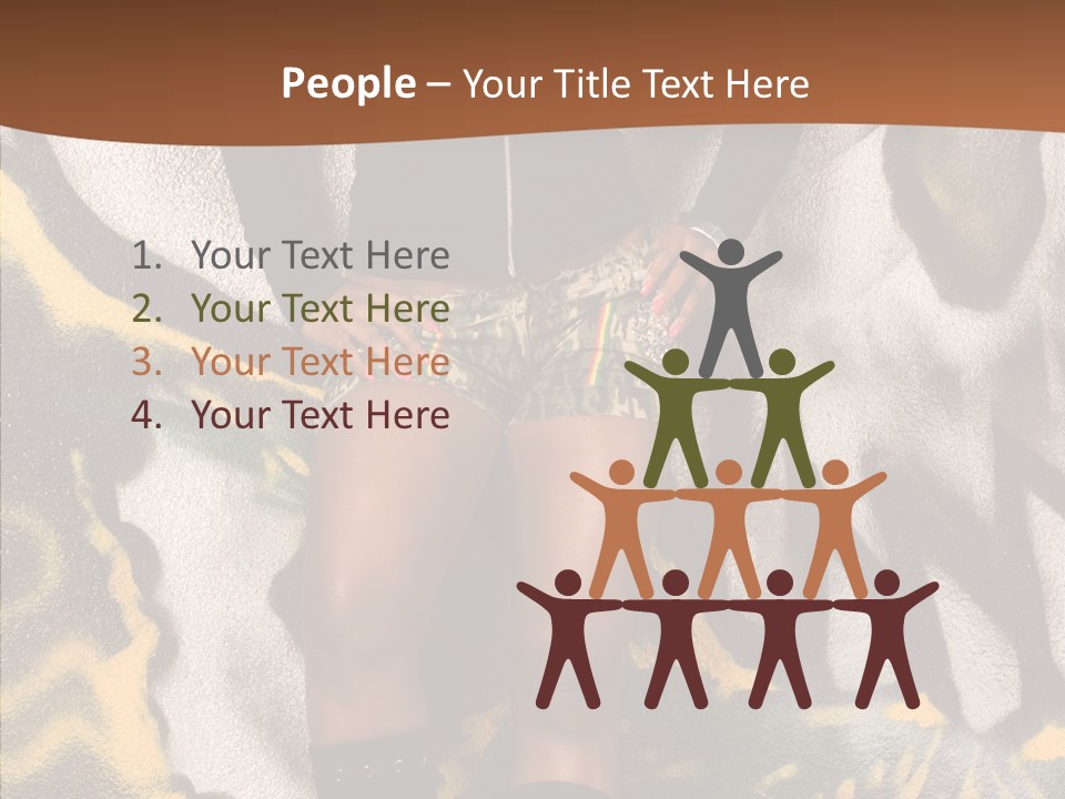 Pinup Person One PowerPoint Template