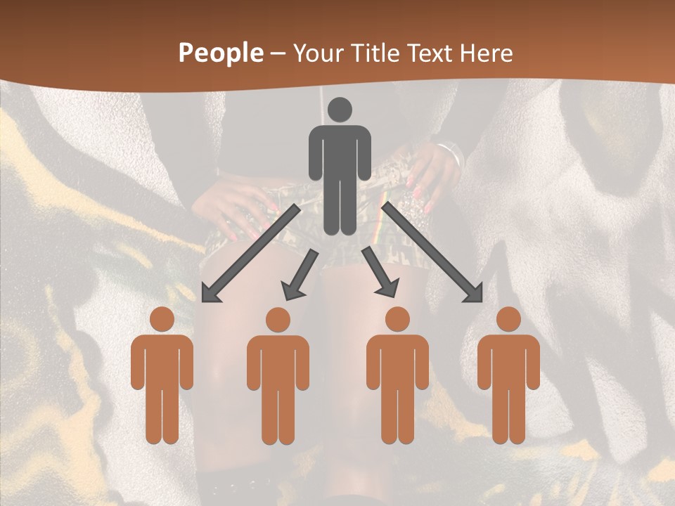 Pinup Person One PowerPoint Template