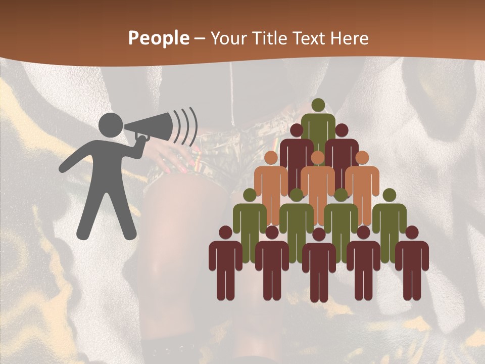 Pinup Person One PowerPoint Template