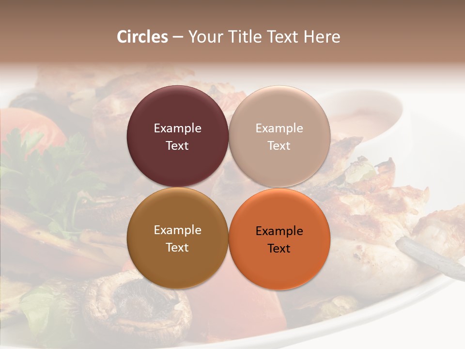 Dish Diet Freshness PowerPoint Template