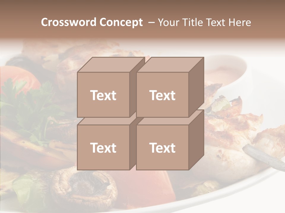 Dish Diet Freshness PowerPoint Template