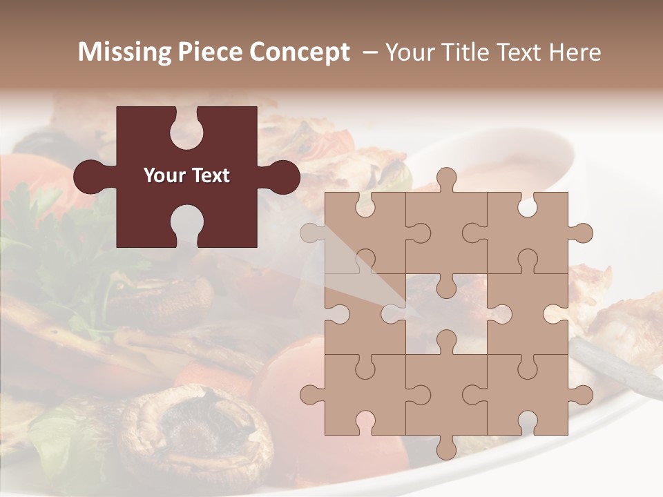 Dish Diet Freshness PowerPoint Template