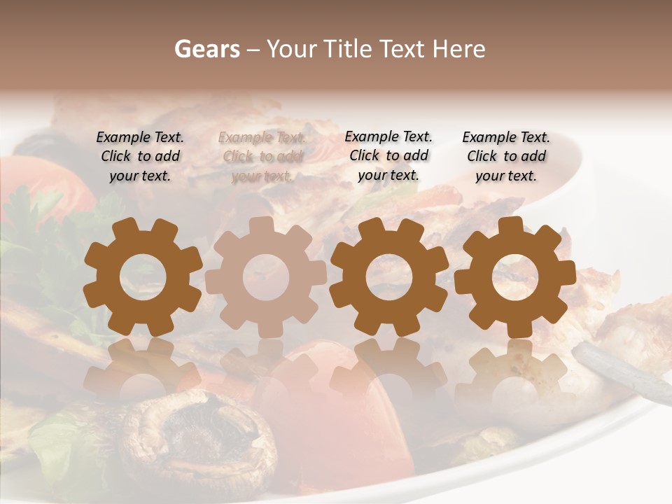 Dish Diet Freshness PowerPoint Template